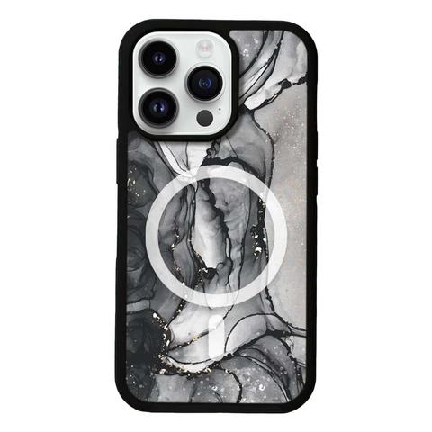 Caseco  MagSafe iPhone 13 Pro Max Black Marble Case - Black - Brand New