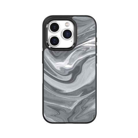 Caseco  iPhone 15 Pro Max Case With MagSafe - Black Swirl - Black - Brand New