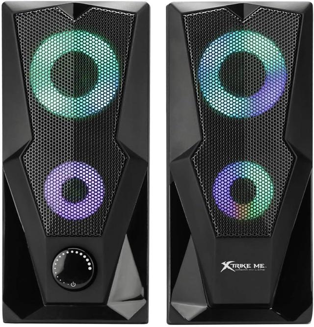 Xtrike Me  SK-501 2.0 Stereo Gaming Speaker with RGB Backlight in Black in Premium condition