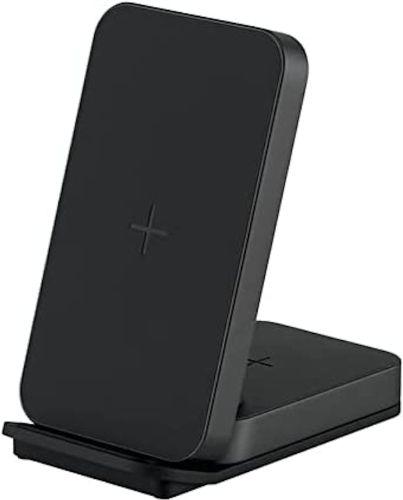 Ubio  Labs 2-in-1 Wireless Charging Stand for Smartphones & Headphones - Black - Acceptable