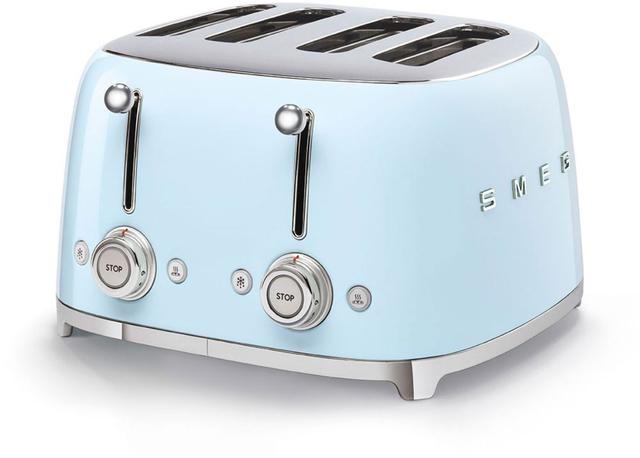 SMEG  50's Retro Style 4-Slice Toaster in Pastel Blue in Premium condition