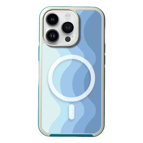 Caseco  MagSafe iPhone 13 Pro Max Blue Wave Case - Blue - Brand New