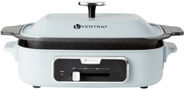 Ventray  Electric Smokeless Indoor Grill Healthy Grilling with Rapid Even Heat in Blue in Excellent condition