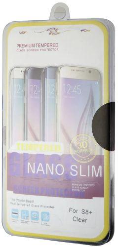 Premium Tempered Glass Nano Slim Screen Protector for Galaxy S8+ - Clear - Pristine