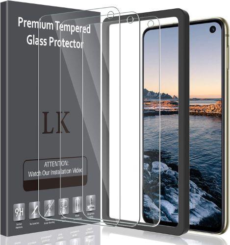 LK  Premium Tempered Glass Screen Protector for Galaxy S10e - Clear - Brand New