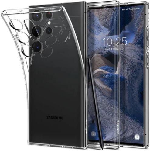 New Spigen Crystal Flex Phone Case for Galaxy S23 Ultra - Clear - Brand New