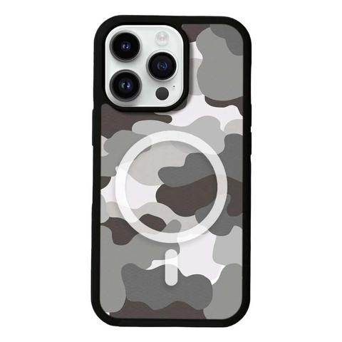 Caseco  MagSafe iPhone 13 Pro Max Grey Camo Case - Grey - Brand New