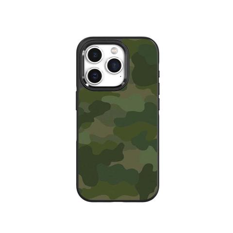 Caseco  iPhone 15 Pro Case With MagSafe - Green Camo - Green - Brand New