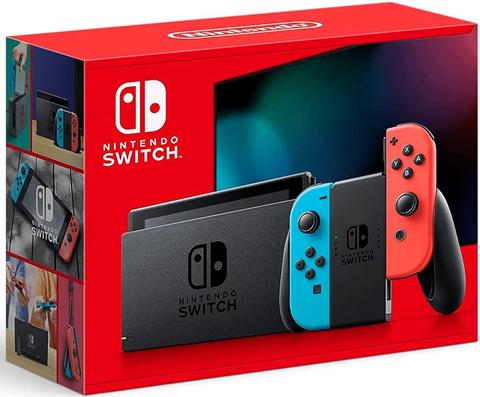 Nintendo  Switch with Neon Blue and Neon Red Joy‑Con - 32GB - Multicolor - Premium