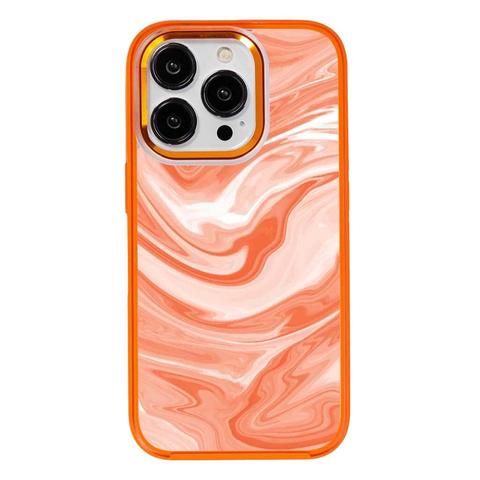 Caseco  MagSafe iPhone 14 Pro Max Orange Swirl Case - Orange - Brand New