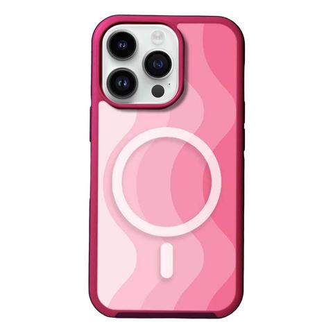 Caseco  MagSafe iPhone 13 Pro Max Pink Wave Case - Pink - Brand New