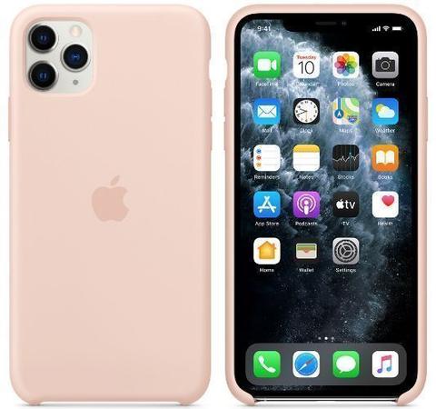 Apple  Silicone Phone Case for iPhone 11 Pro Max - Pink Sand - Excellent