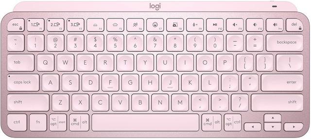 Logitech  MX Keys Mini Wireless Illuminated Keyboard in Rose in Premium condition