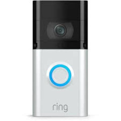 Ring  Video Doorbell 3 Plus - Satin Nickel - Excellent