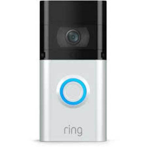 Ring  Video Doorbell 3 Plus in Satin Nickel in Excellent condition