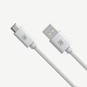 Caseco  Phone Charging And Transfer Micro USB Cable in White in Brand New condition