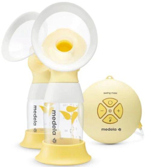 Medela  Swing Maxi Double Electric Breast Pump - White - Premium