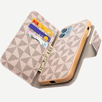 Caseco  iPhone 12 Mini Folio Wallet Case - Park Ave - White - Brand New