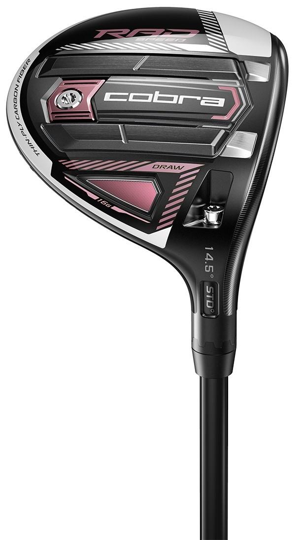 Cobra RADSpeed Draw Black/Pink Fairway Wood Women - Golf Club