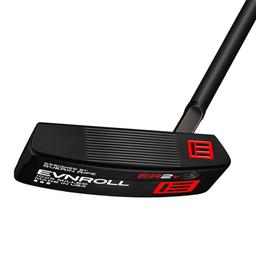 Evnroll ER2v1 Short Slant MidBlade Black TourTac Putter - Golf Club