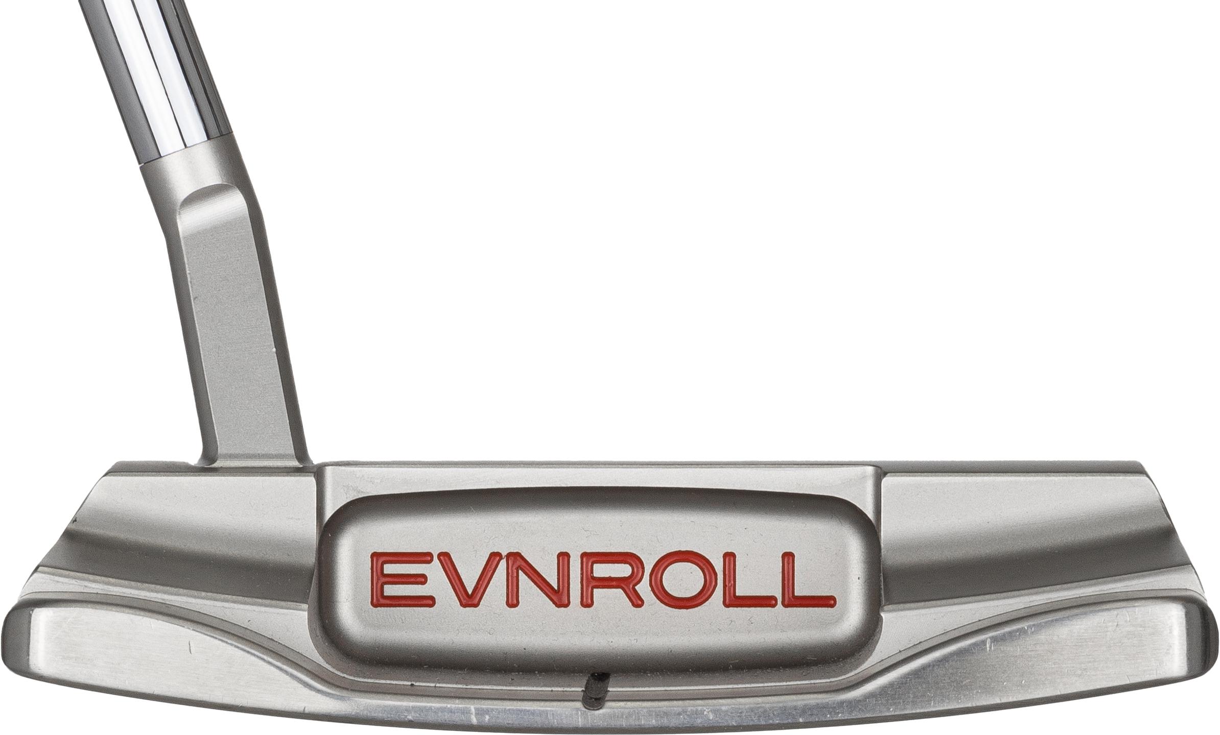 Evnroll ER2v Inline Slant MidBlade Black Pistol Putter - Golf Club