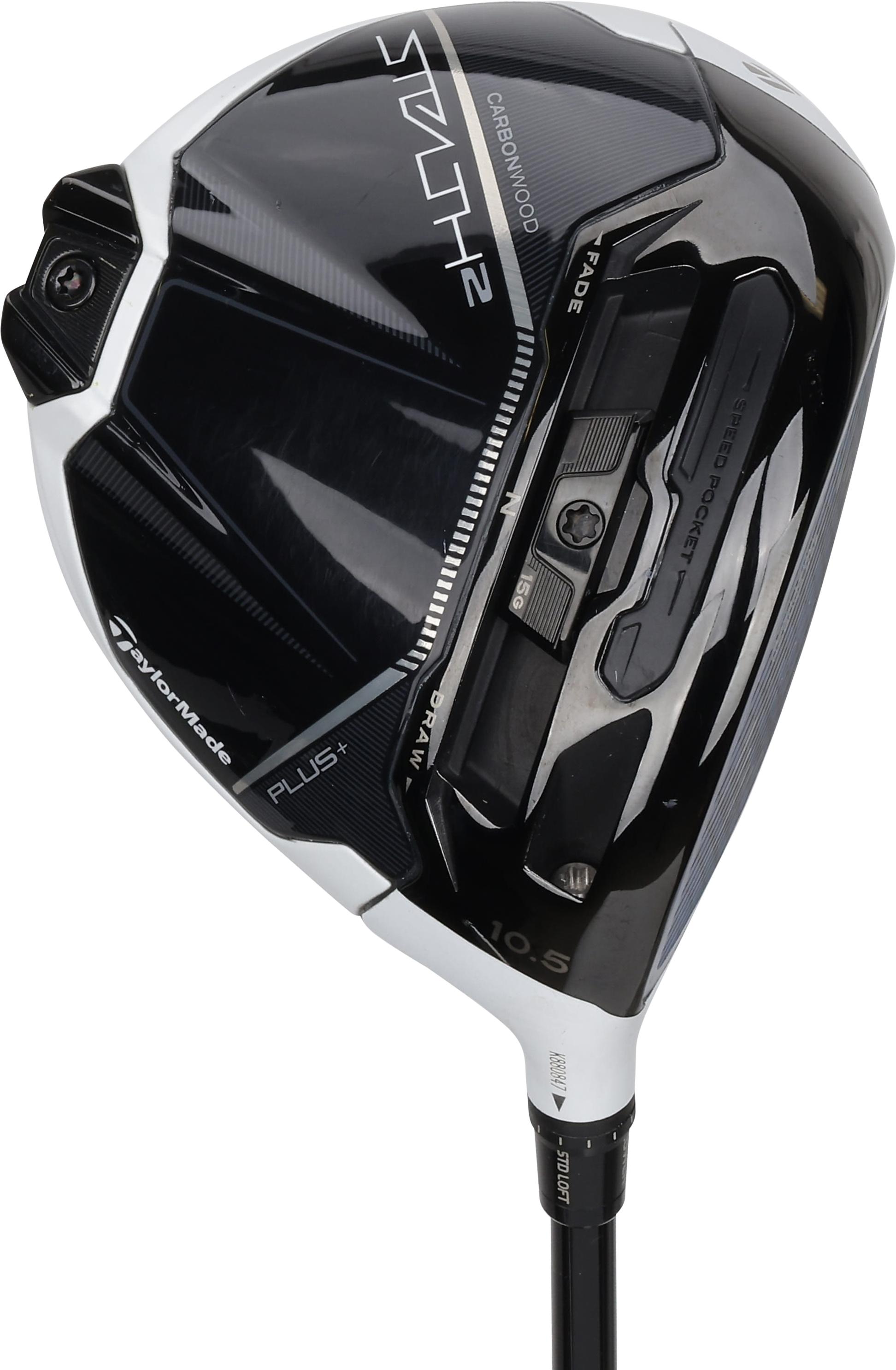 TaylorMade MyStealth 2 Plus White/Black w/Blue Face Driver - Golf Club