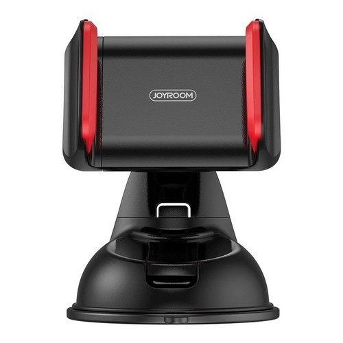Refurbished Joyroom Car Holder 360° Suction Cup Universal Phone Stand Windscreen Mount Black & Red - Reebelo Canada