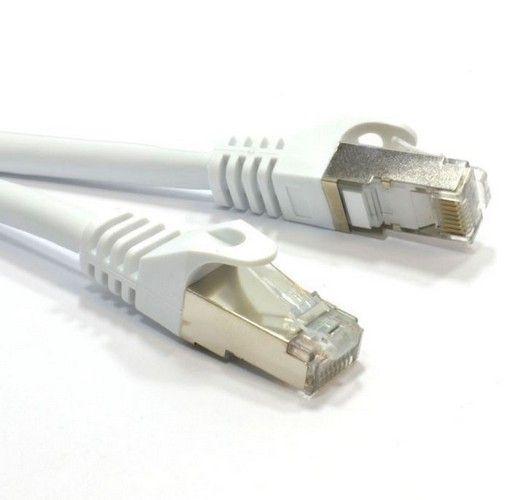 Refurbished Astrotek CAT6A Shielded Cable 5m Grey/White Color 10GbE RJ45 Ethernet Network LAN S/FTP LSZH Cord 26AWG PVC Jacket - Reebelo Canada