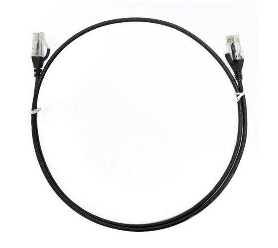 Refurbished 8ware CAT6 Ultra Thin Slim Cable 3m / 300cm - Black Color Premium RJ45 Ethernet Network LAN UTP Patch Cord 26AWG for Data - Reebelo Canada