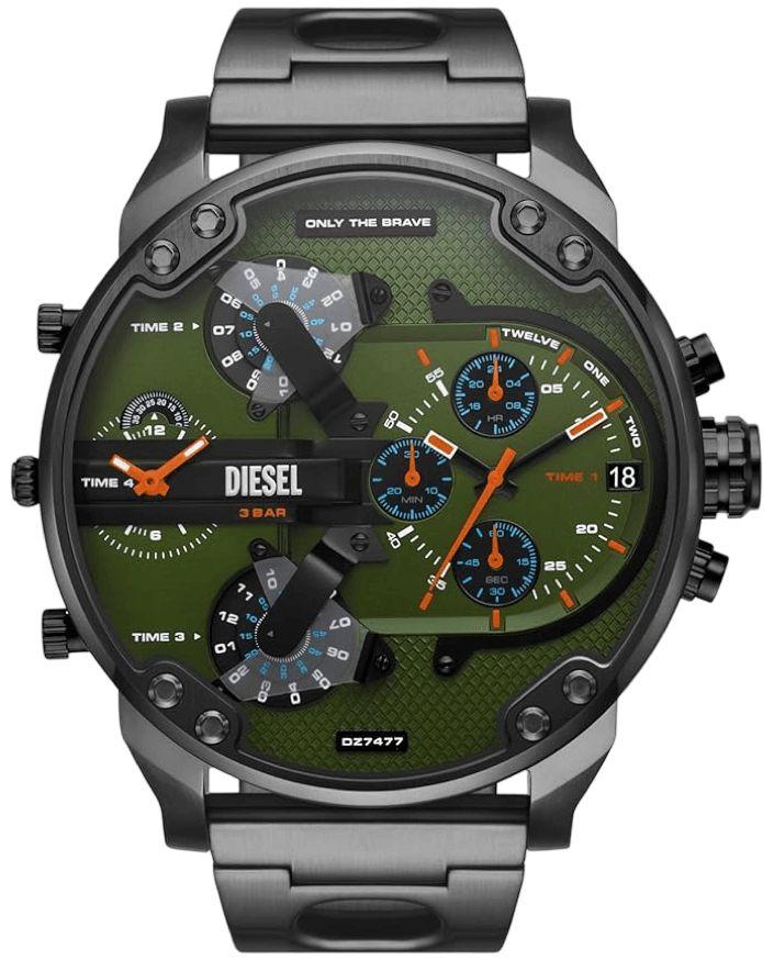 Diesel Mr. Daddy Gunmetal Stainless Steel Men's Watch DZ7477
