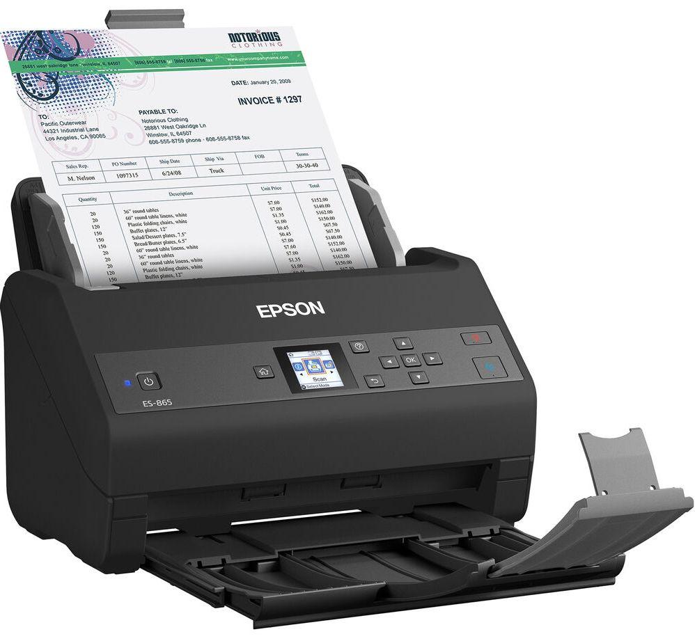 Epson Workforce ES-865 High Speed Color Duplex Document Scanner