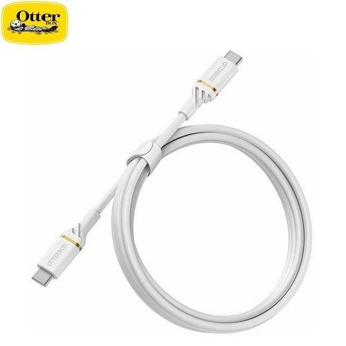 Refurbished OtterBox Fast Charge&Data Transfer Cable USB-C to USB-C 2M Shimmer 78-52673 White - Reebelo Canada