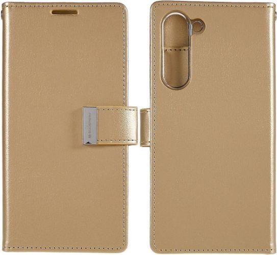 Refurbished Goospery Rich Diary Wallet Phone Case for Samsung Galaxy S23 - Reebelo Canada