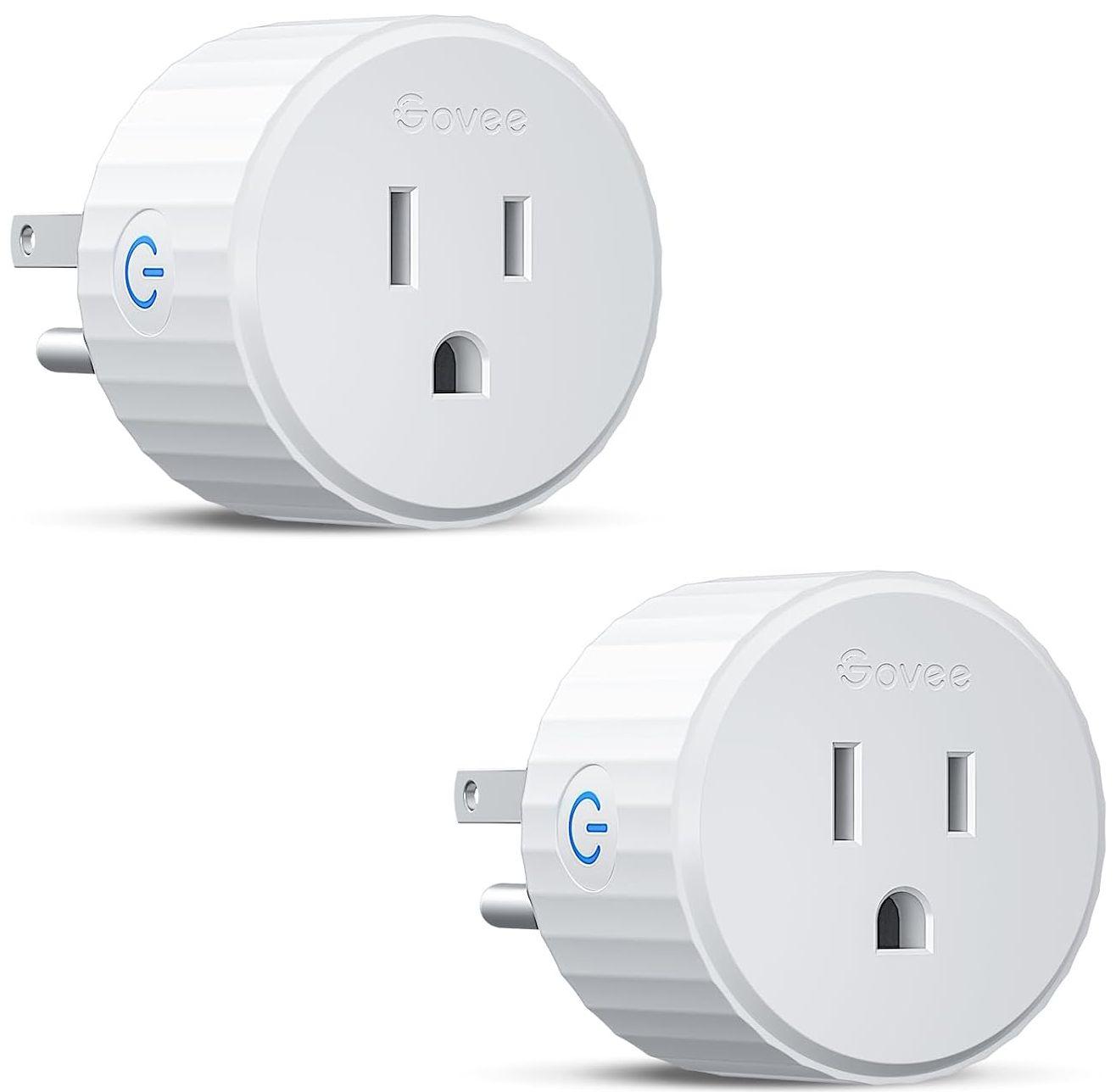 Govee Smart Plug WiFi Plugs Work with Alexa & Google Assistant Smart Outlet (2-Pack)