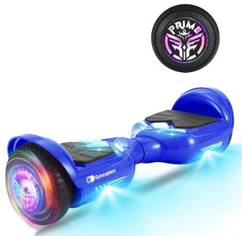 Gyrocopters Prime Hoverboard with Wireless Music Speaker - Blue - Excellent