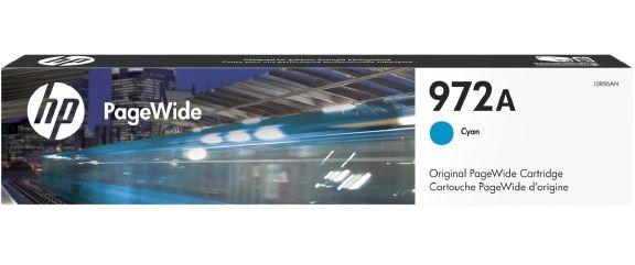 HP 972A Cyan Original PageWide Ink Cartridge (L0R86AN)
