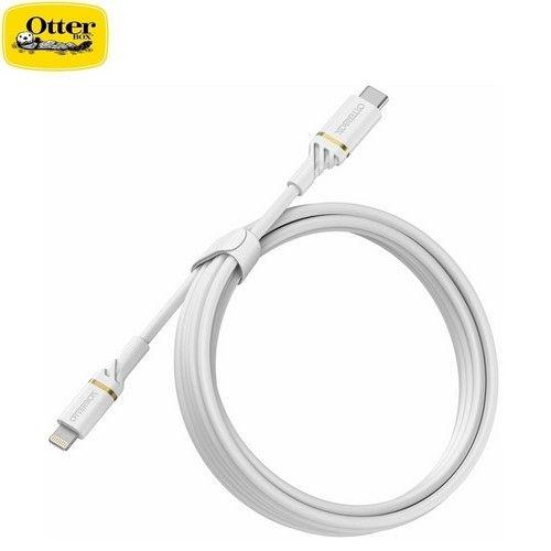 Refurbished OtterBox Lightning to USB-C Fast Charge Cable Cloud Dust White 2M 78-52646 - Reebelo Canada
