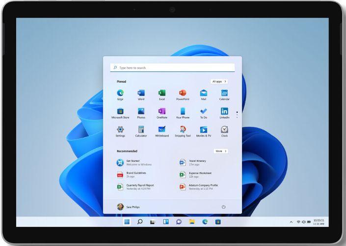 Microsoft Surface Go 3 - Intel Pentium Gold 6500Y 1.1GHz - 128GB - Platinum - WiFi - 8GB RAM - 10.5 Inch - Premium