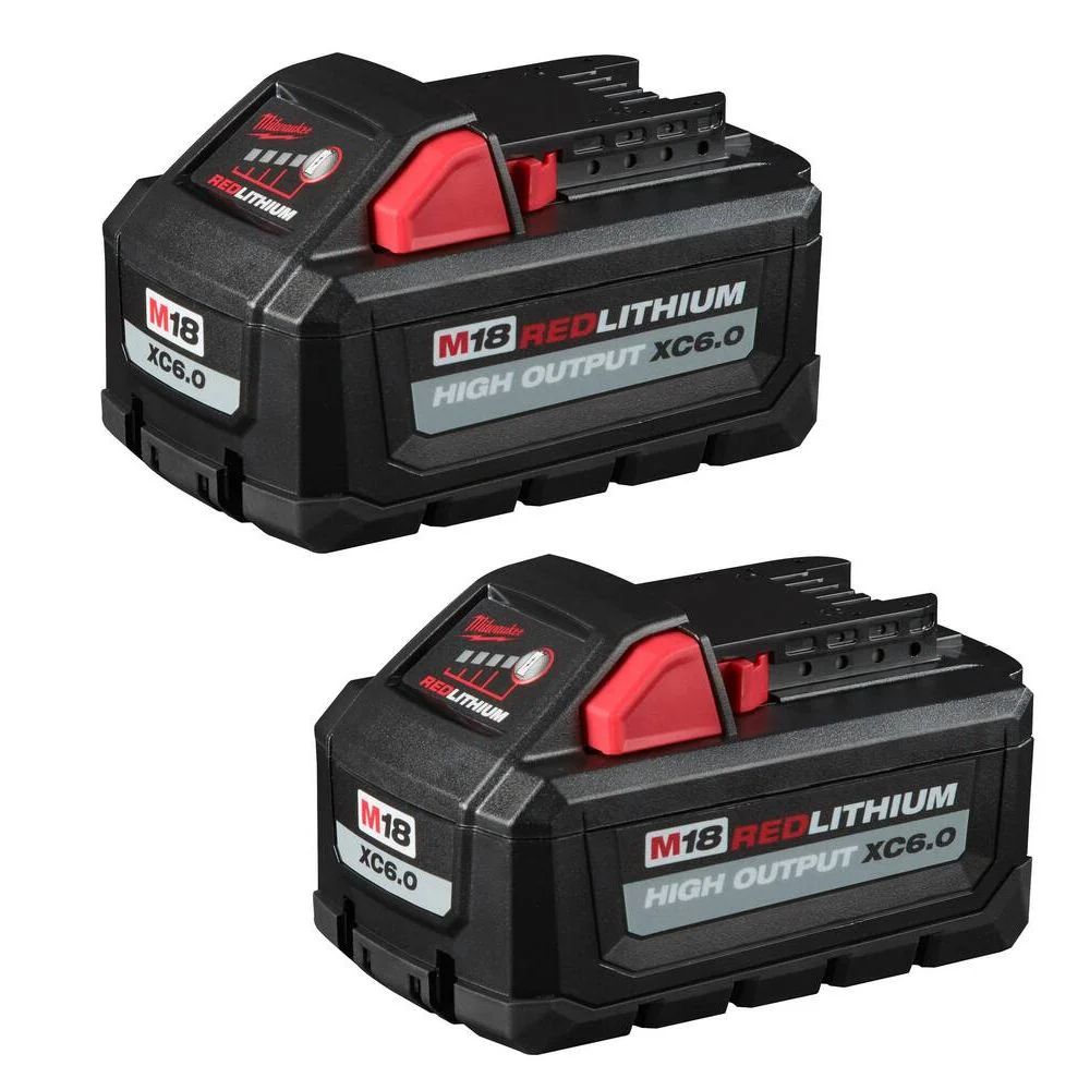 Milwaukee 48-11-1862 M18 Redlithium High Output XC6.0 Battery