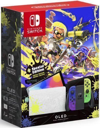 Nintendo Switch OLED Model Handheld Gaming Console 64GB in Splatoon 3 Edition in Pristine condition
