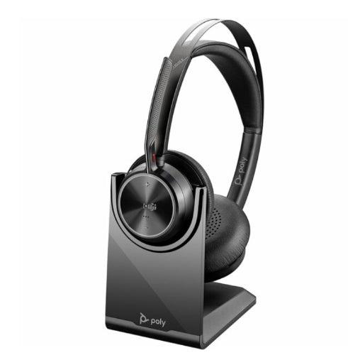 Refurbished Poly com Voyager Focus 2 UC USB-C Headset with Charge Stand (VFOCUS2) - Reebelo Canada