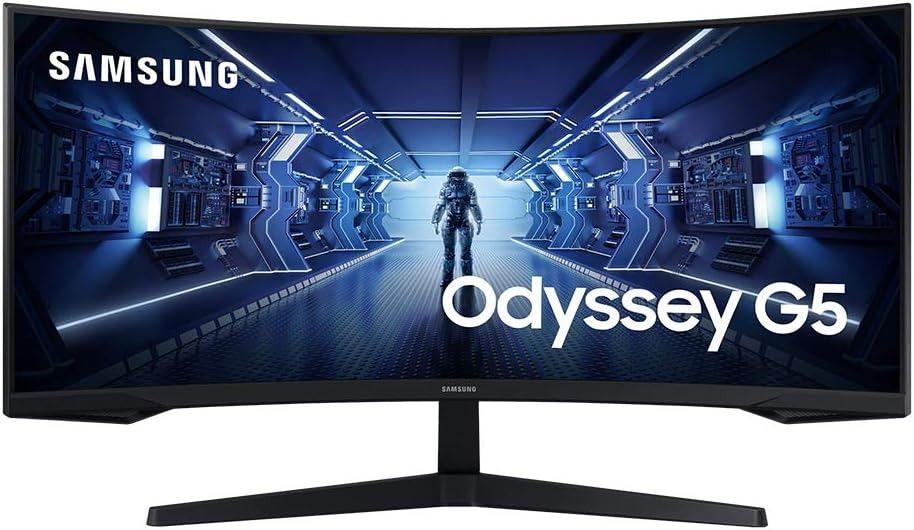 Samsung G5 Odyssey UW-QHD 165Hz 1ms Curved LED FreeSync Monitor 34"