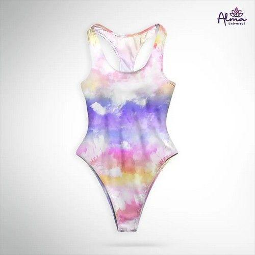 Refurbished Women's UPF 50+ Reversible TIE DYE ONE PIECE Bathing Suits One Piece Swimsuits made from recycled plastic bottles Variant Size Value S - Reebelo Canada