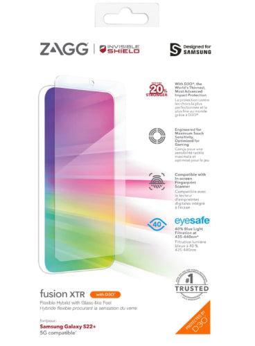 Refurbished Zagg InvisibleShield Fusion XTR with D3O Screen Protector for Galaxy S22 Plus - Reebelo Canada